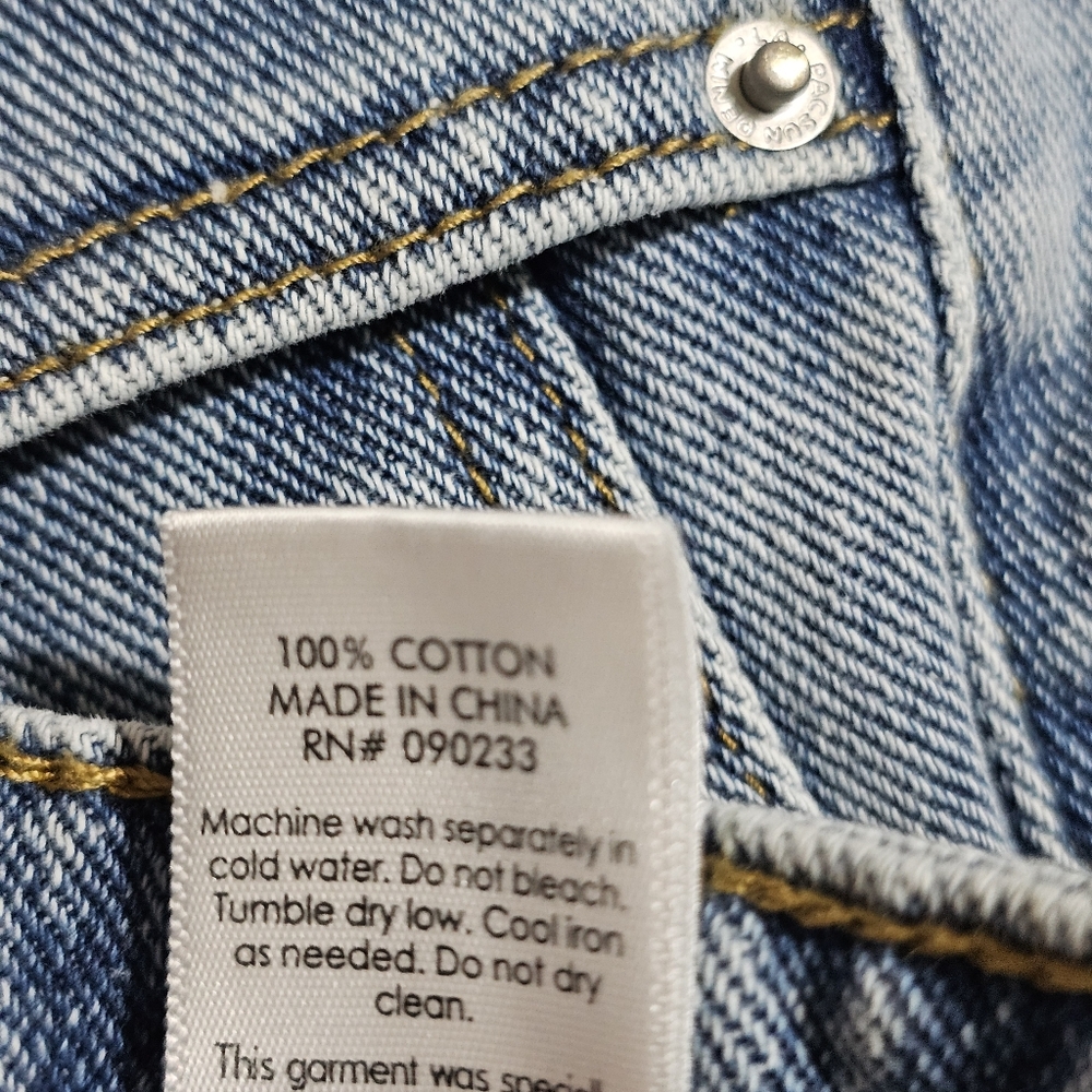 Pacsun Highrise Festival Jean Shorts Button Fly Womens Size 29 - Picture 6 of 12